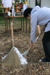 地鎮祭 & おそば屋さん_e0029115_1725417.jpg