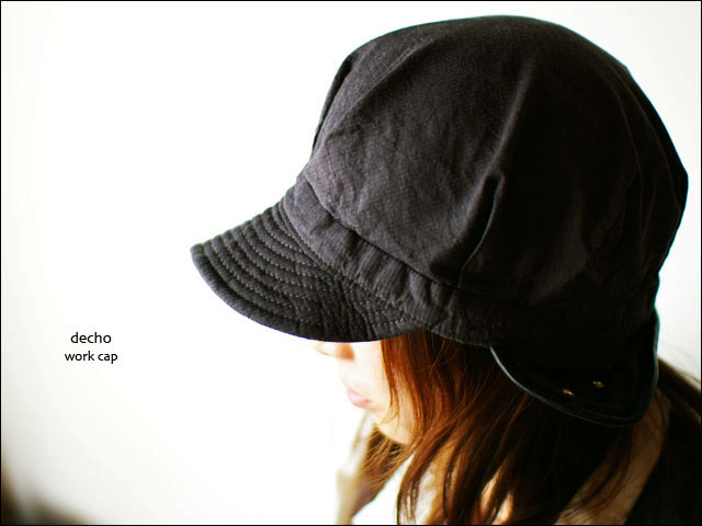 DECHO[デコー] Mini Herringbone Work Cap [ミニへリンボーンワークキャップ] _f0051306_19525336.jpg