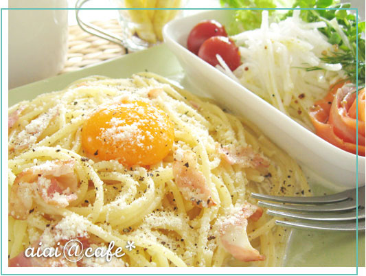 ランチプレート・豆乳カルボナーラ_a0056451_16194118.jpg
