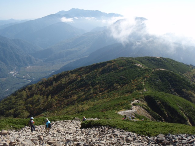 憧れの縦走コース　１日目は西穂山荘まで_b0039898_14152280.jpg