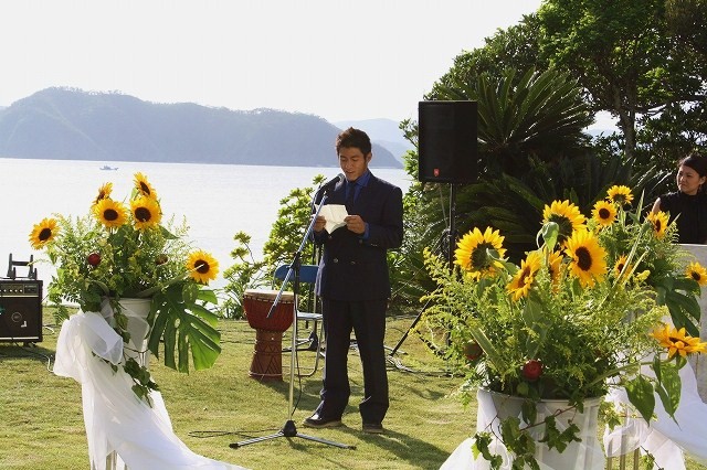 妹の美樹&健作の結婚式☆ _f0074571_1914850.jpg