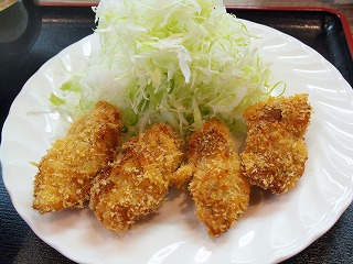 カキフライ定食_e0113495_817256.jpg