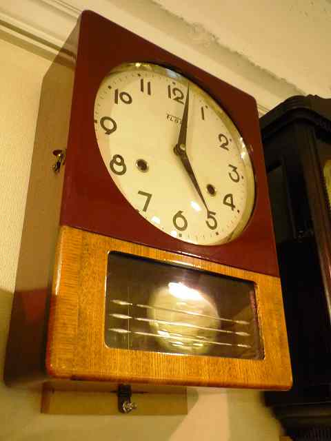 完動品 佐藤時計製造所オキュパイドジャパン 宮型ゼンマイ振り子時計 完動品 佐藤時計製造所オキュパイドジャパン 宮型ゼンマイ振り子時計