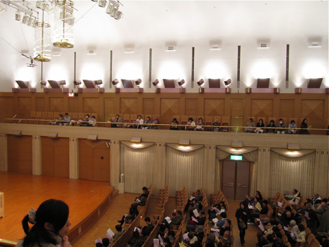 カザルスホール―ホール内観写真を大きめ5点 サトカズの工作室