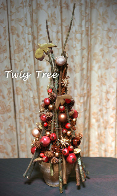 小枝のツリー---クリスマス講習会_d0133320_22504699.jpg