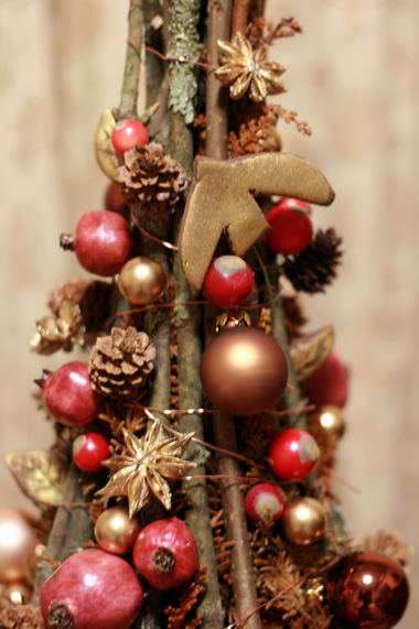 小枝のツリー---クリスマス講習会_d0133320_22505647.jpg
