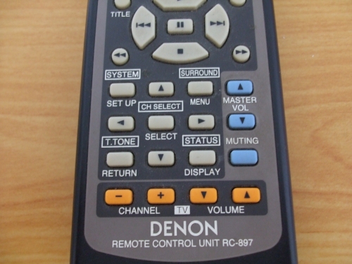DENONのリモコンRC-897 : ニコニコ調剤ジャンク館