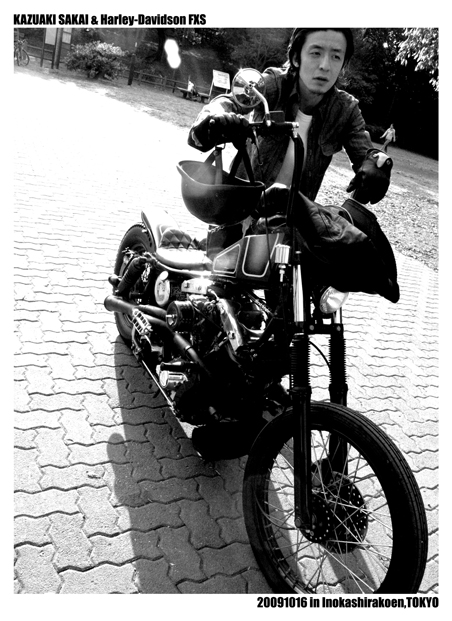 酒井 一輝 & Harley-Davidson FXS（20091016）_f0203027_9174148.jpg