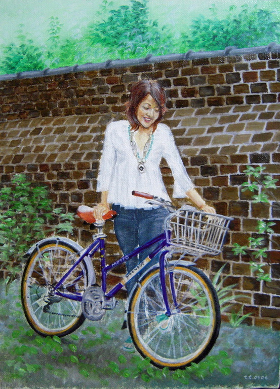 バイオレットの自転車（新緑の微笑み）_a0146758_21292763.jpg