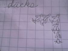 ユキちゃんと英語~Five little Ducks _f0106597_2214373.jpg