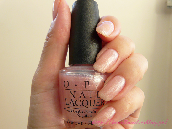今週のネイル 09 11 01 Opi R44 Princess Rule きらきらブログ
