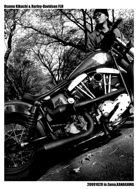 菊地 修 & Harley-Davidson FLH_f0203027_9423967.jpg