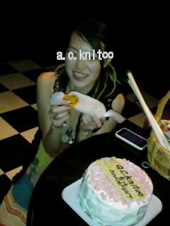a.c.knit∞ 5th anniversary!と・・・YOCOラボcake。_f0177295_11382258.jpg