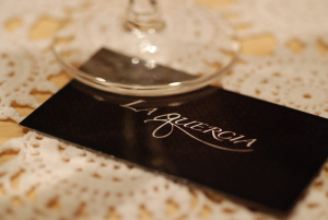 小さなイタリアンレストラン 「LA QUERCIA」_d0129786_17193548.jpg