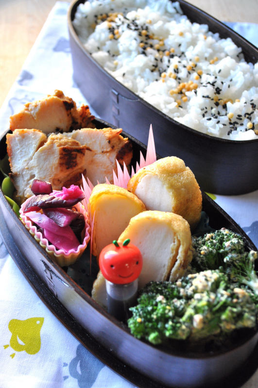 はんぺんのお揚げ巻弁当_b0171098_8275838.jpg