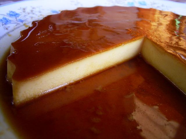 ケーキみたいなプリン焼けました♪_a0147408_1693588.jpg