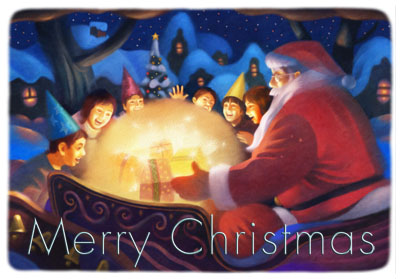 クリスマスカード用イラストを描きました_a0149363_1574663.jpg