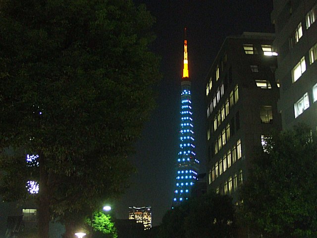 緑の東京タワー（ニュージーランド観光PR グリーン・ ダイヤモンドヴェール）_a0015766_2238819.jpg