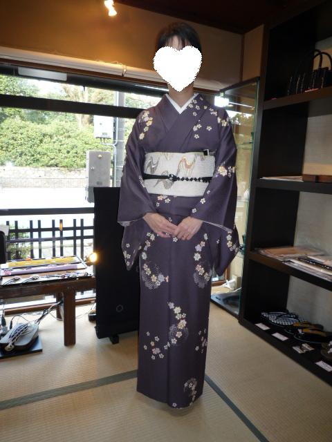 手織りの帯で南座・顔見世へ。_f0181251_1547564.jpg