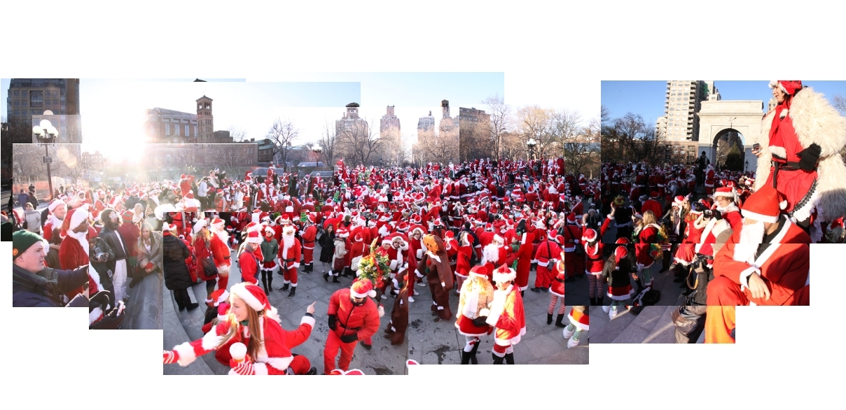 ニューヨークを大量のサンタさんで占拠! SantaCon 2009 (その1)_b0007805_242460.jpg