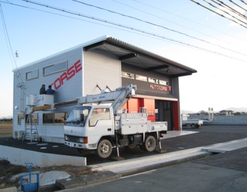 自動車整備工場　間もなく完成！_e0192859_2052448.jpg