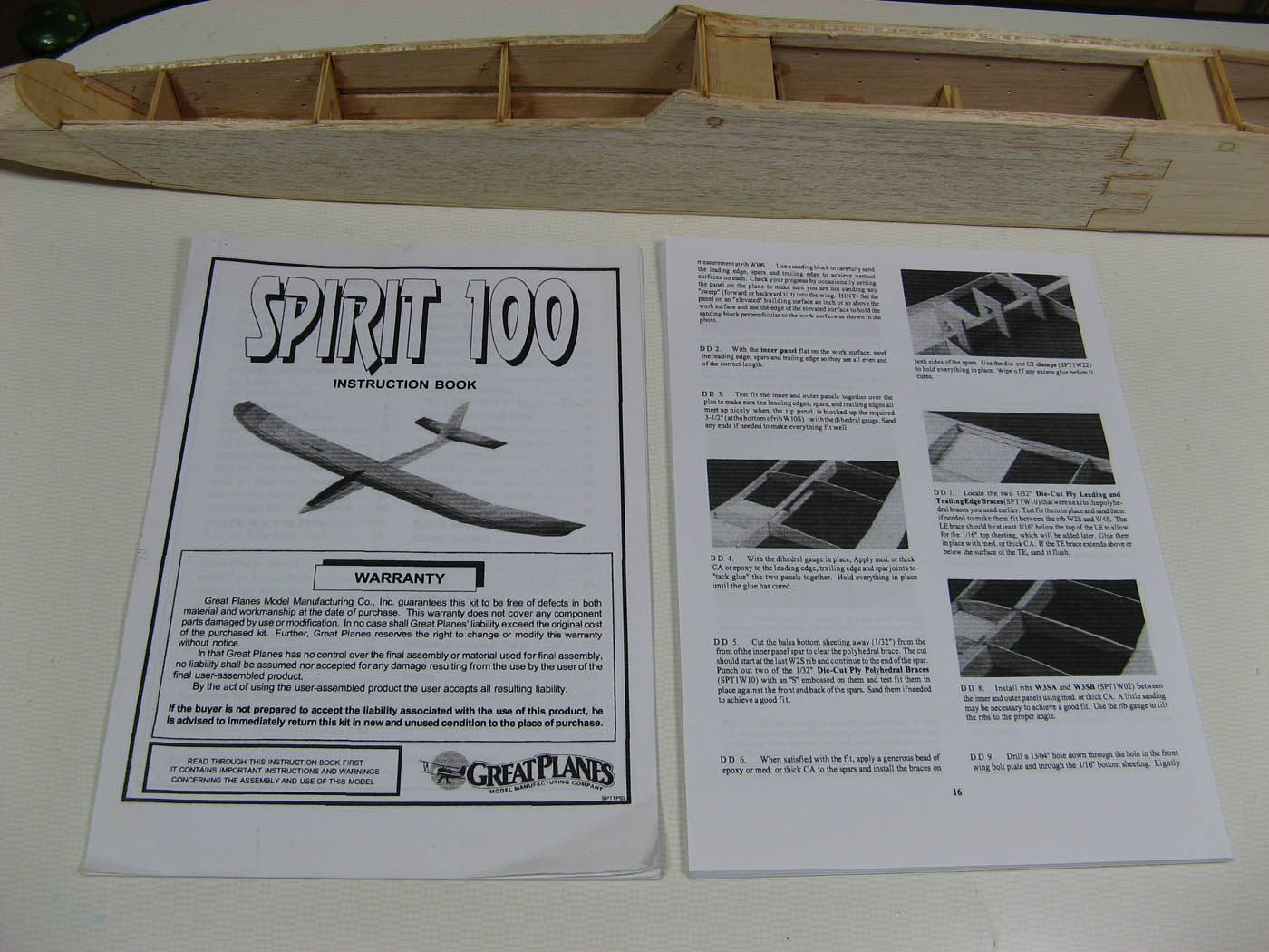 20091215 GREAT PLANES SPIRIT 100 : RCグライダー 自然の偉大な力