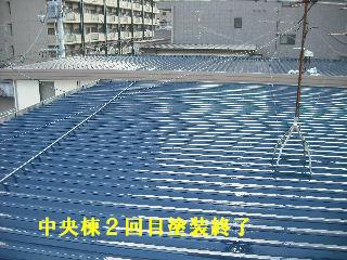 屋根塗装工事・3日目・・作業終了_f0031037_19161074.jpg
