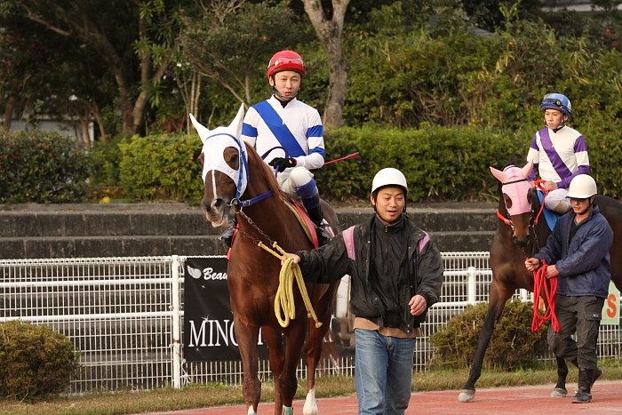 目迫大輔騎手、通算勝利100勝達成～_a0077663_1920681.jpg