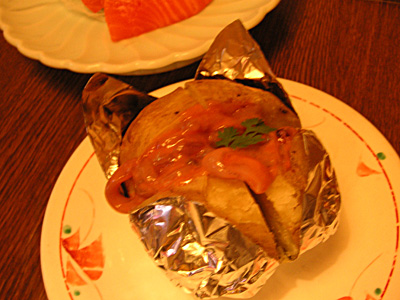 塩辛じゃがバター まなぶろぐ