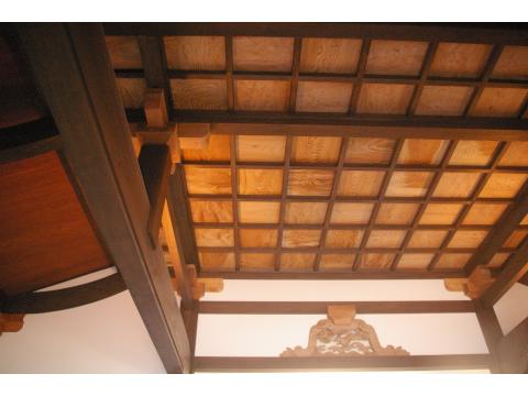 奥の院 格天井と棟札_c0100949_2365661.jpg