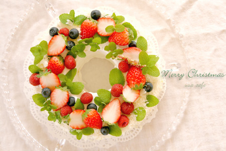 Christmas Wreath Cake Usa Cafe