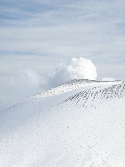 雪の黒斑山　その２_c0224989_1672222.jpg