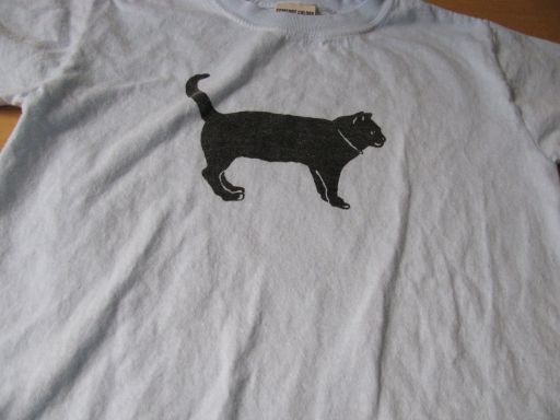 黒猫Tシャツ_e0101819_22145718.jpg