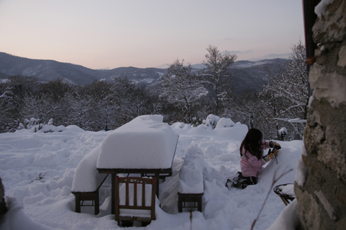 雪の天使~アンジェロ・ディ・ネーヴェ_f0106597_18192665.jpg