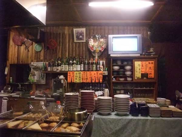 屋台風居酒屋で 日本酒 と おでん そして ラーメン 花小屋 Takezo 純米狂 山梨酒場と日本酒の酔ゐどれ日記