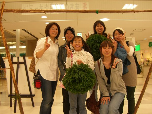 杉玉ワークショップinまちの駅あきた_f0090602_1232811.jpg