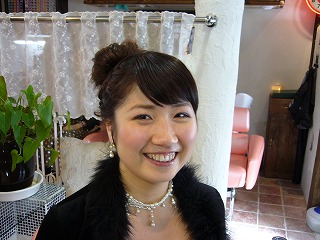 カジュアルなアップ&メイク_a0123703_19583699.jpg