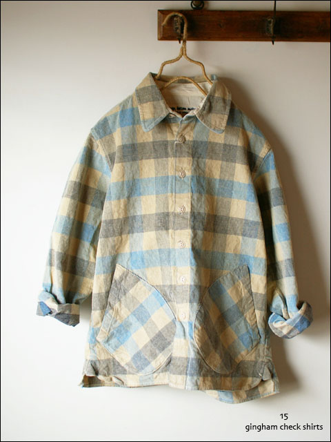 15[jyugo] Gingham Check Shirts [ギンガムチェックシャツ] [S-07C] _f0051306_1127451.jpg