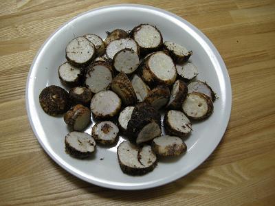 サトイモのオーブン焼き_f0203844_18153044.jpg