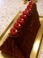 Bûche de Noël Chocolat ブッシュ・ド・ノエル・ショコラ_f0121752_1450247.jpg