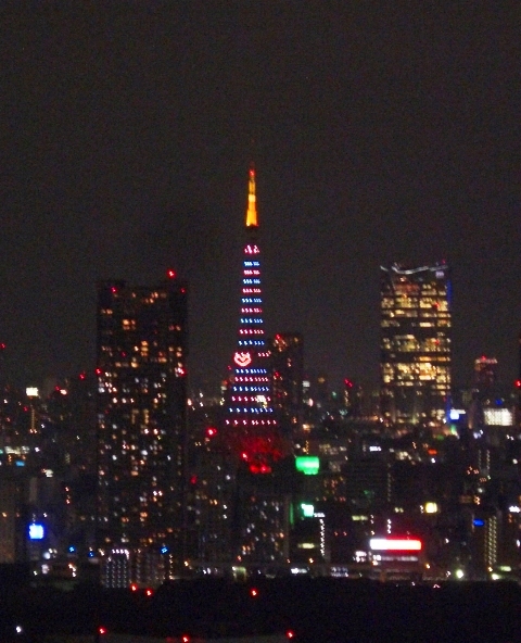 クリスマスイブの東京タワーライトアップ 紫芽路タウンへようこそ