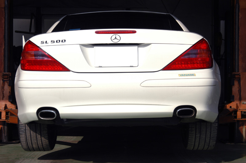 ベンツR230 DDsportマフラー交換 : THREE POINT ガレージニュース