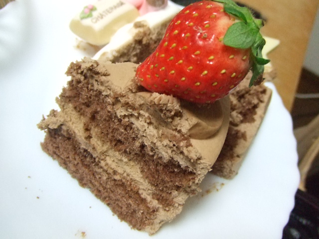 シャトレーゼ チョコレートケーキ_f0076001_22453367.jpg