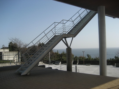 坂本龍馬記念館 屋外階段手摺 Only One 建築設計