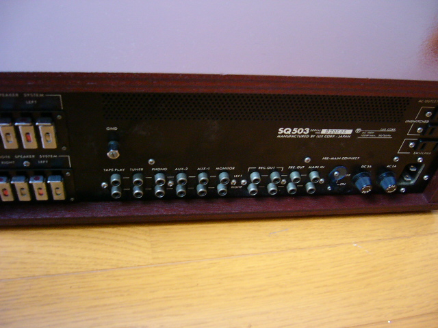 LUXMAN SQ503 : たもの部屋 LUXMAN SQ503 : たもの部屋