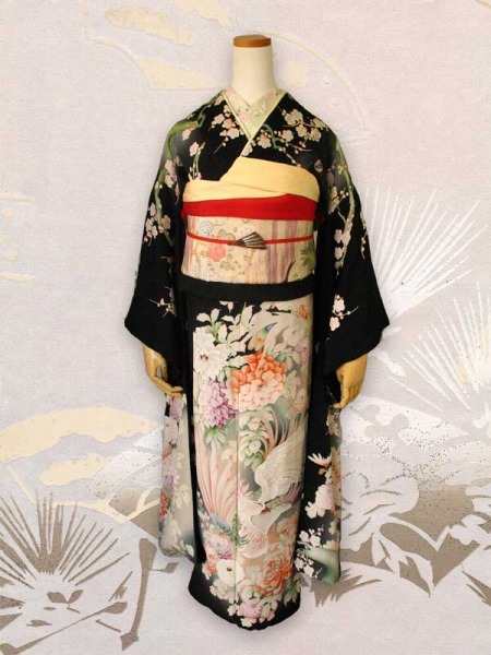 豆千代流 振袖コーディネート 「梅に鳳凰」_e0115399_135790.jpg