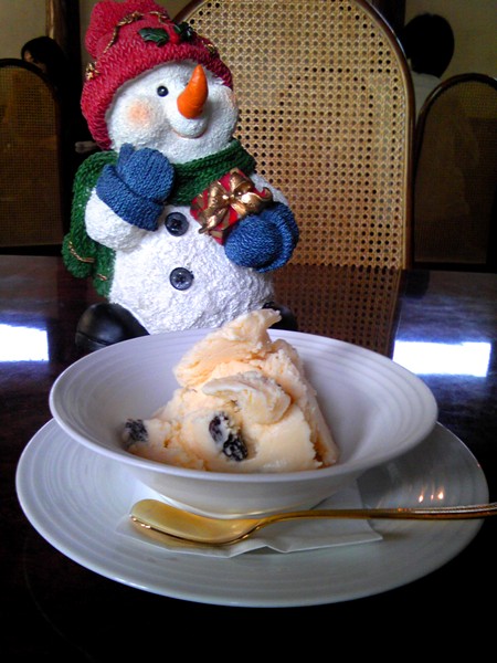 田能久のラムレーズンアイスクリームと・・・_c0177814_1741538.jpg