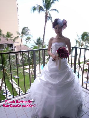Hawaiiの花嫁ヘアスタイル_f0023738_023124.jpg