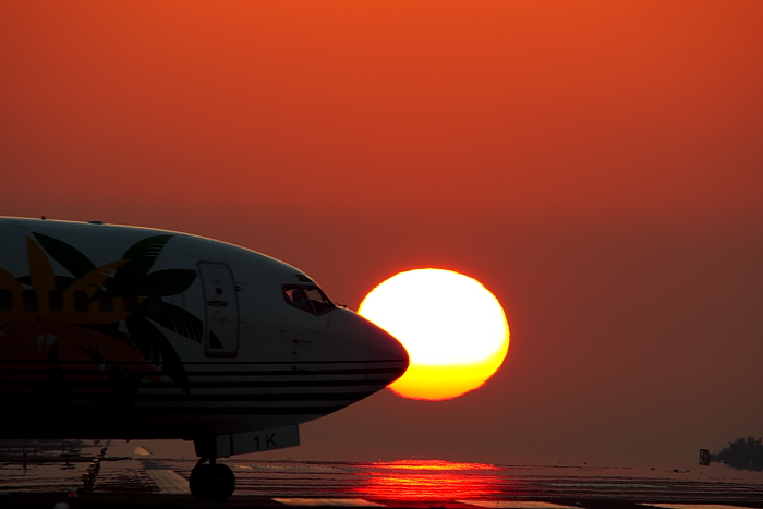 夕陽にKISS_e0135098_1125461.jpg