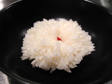 きんぴら スープ 菊花蕪 Azukki的 きんぴら スープ 菊花蕪 Azukki的